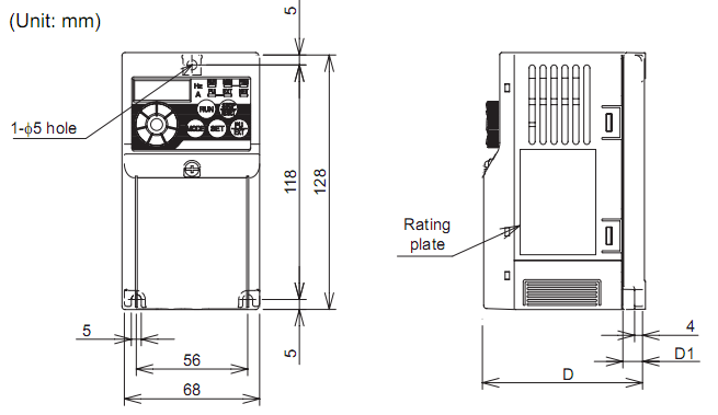 Biến tần mitsubishi FR-D720-0.4K