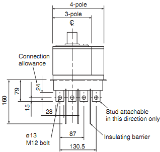 ELCB Mitsubishi NV400-HEW(TD)-3P-200~400A-70kA