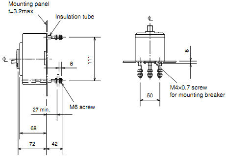 ELCB Mitsubishi NV63-SW(HS)-3P-20A-7.5KA