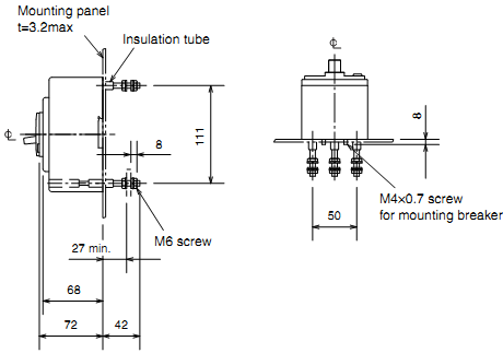 ELCB Mitsubishi NV63-CW(HS) 3P 50A 5KA