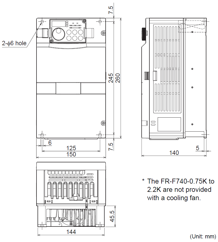  Biến tần Mitsubishi FR-F740-3.7K