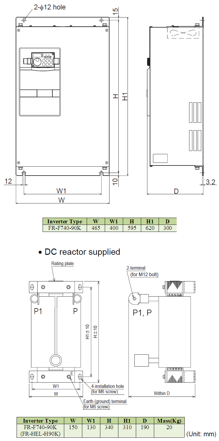 Biến tần Mitsubishi FR-F740-90K