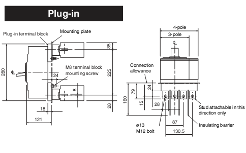 MCCB Mitsubishi NF400-CW 3P 400A 