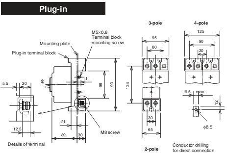 MCCB Mitsubishi NF125-SW-4P-125A-30kA