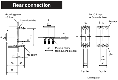 MCCB Mitsubishi NF32-SW 3P 32A 5KA