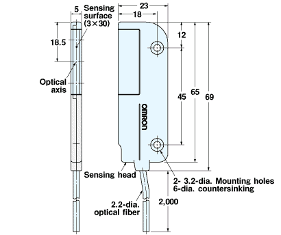 Cảm biến quang Omron E32-T16WR