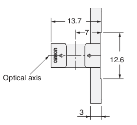 Cảm Biến quang Omron EE-SX672-WR 1M