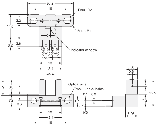 Cảm biến quang Omron EE-SX671