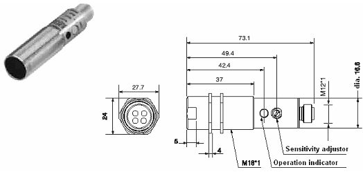 Cảm biến quang Omron E3F3-D32M