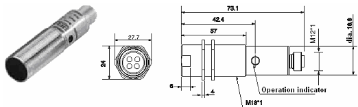 Cảm biến quang Omron E3F3-R37M 