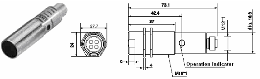 Cảm biến quang Omron E3F3-T36M 