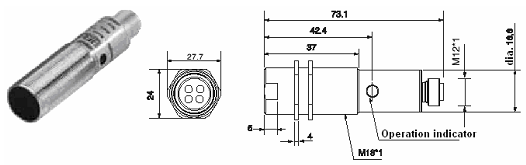 Cảm biến quang Omron E3F3-R17M 