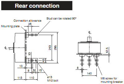 MCCB Mitsubishi NF800-HEW/3P/400-800A/70KA 