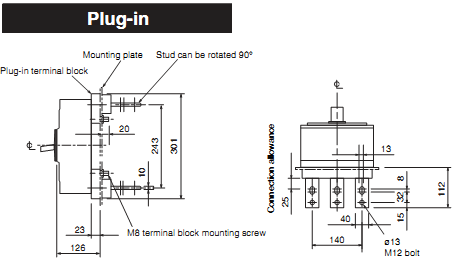 MCCB Mitsubishi NF800-HEW/3P/400-800A/70KA 