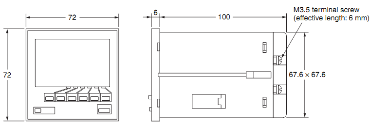 Bộ đếm Omron H7BX-A