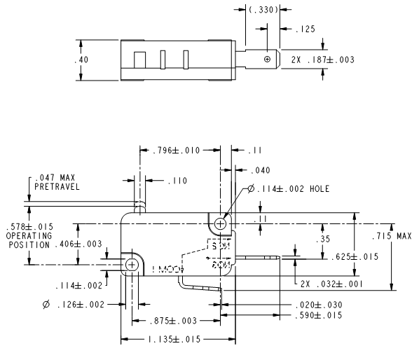 Basic Switches Honeywell V7-1C29D7