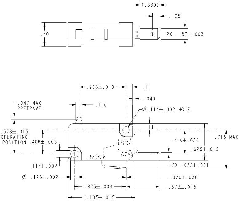 Basic Switches Honeywell V7-1C29E7