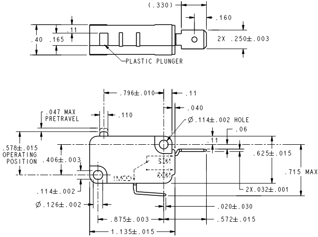 Basic Switches Honeywell V7-1Y39E9 Basic Switches Honeywell V7-1Y39E9