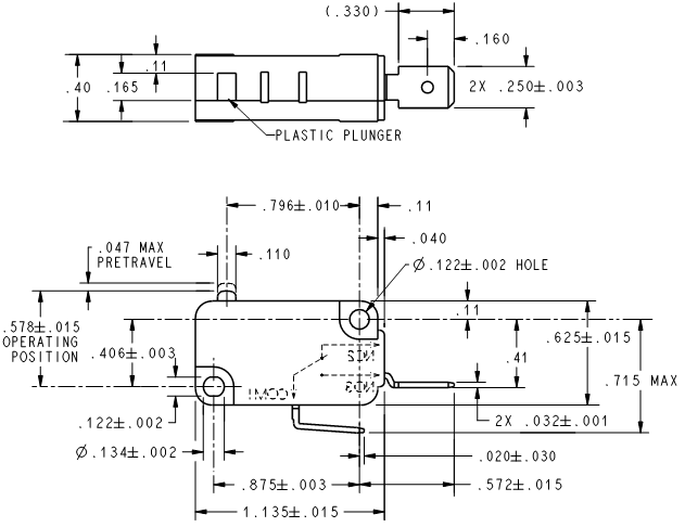 Basic Switches Honeywell V7-1Z20E9 Basic Switches Honeywell V7-1Z20E9