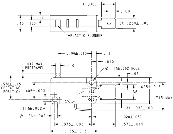 Basic Switches Honeywell V7-2A17E9 Basic Switches Honeywell V7-2A17E9