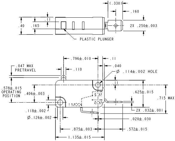 Basic Switches Honeywell V7-2A27E9 Basic Switches Honeywell V7-2A27E9