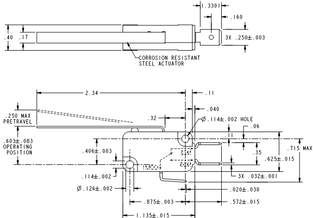 Basic Switches Honeywell V7-2B19E9-048 Basic Switches Honeywell V7-2B19E9-048