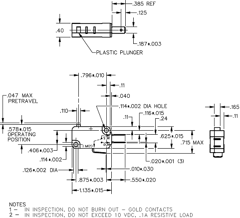 Basic Switches Honeywell V7-2S17D8 Basic Switches Honeywell V7-2S17D8