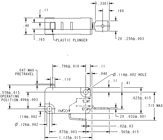 Basic Switches Honeywell V7-3E29E9 Basic Switches Honeywell V7-3E29E9