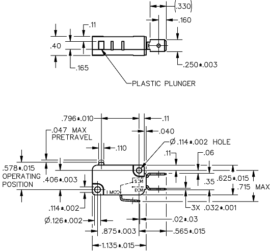Basic Switches Honeywell V7-4A19E9 Basic Switches Honeywell V7-4A19E9