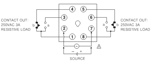 Bộ đặt thời gian Power OFF Delay Autonic AT8PSN Bộ đặt thời gian Power OFF Delay Autonic AT8PSN