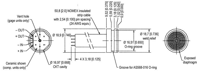 Cảm Biến Áp Suất Cao Honeywell 19C030PV2L Cảm Biến Áp Suất Cao Honeywell 19C030PV2L