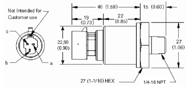 Cảm Biến Áp Suất Cao Honeywell MLH004BGB01B Cảm Biến Áp Suất Cao Honeywell MLH004BGB01B