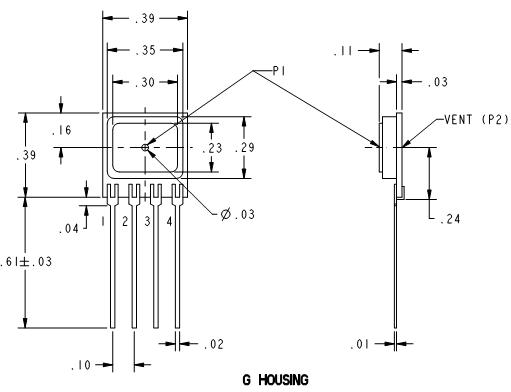 Cảm biến áp suất thấp Honeywell CPX15A Cảm biến áp suất thấp Honeywell CPX15A