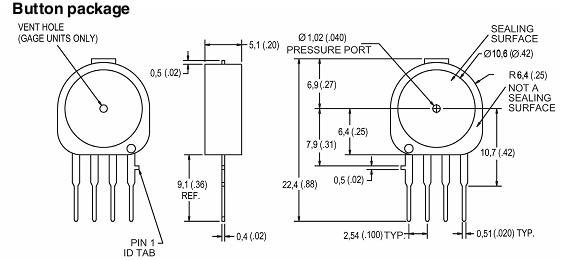 Cảm biến áp suất thấp Honeywell SCC05D Cảm biến áp suất thấp Honeywell SCC05D
