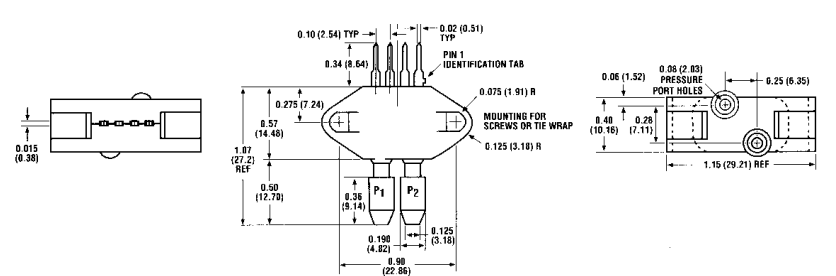 Cảm biến áp suất thấp Honeywell SCC05DN Cảm biến áp suất thấp Honeywell SCC05DN