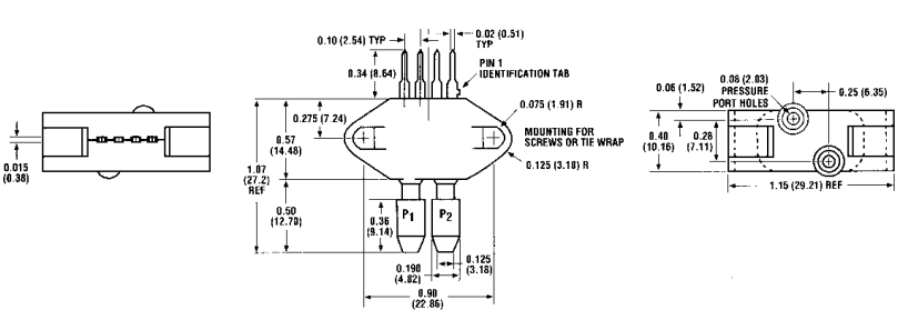 Cảm biến áp suất thấp Honeywell SCC30A Cảm biến áp suất thấp Honeywell SCC30A