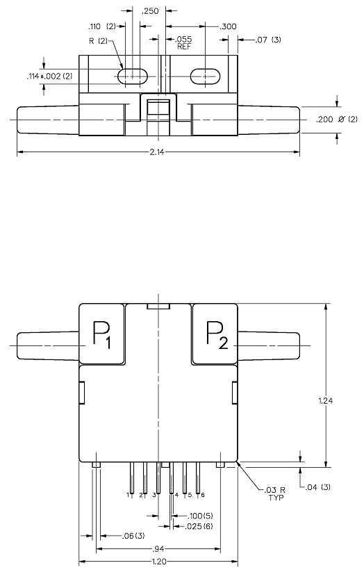 Cảm biến dòng chảy Honeywell AWM2100V Cảm biến dòng chảy Honeywell AWM2100V