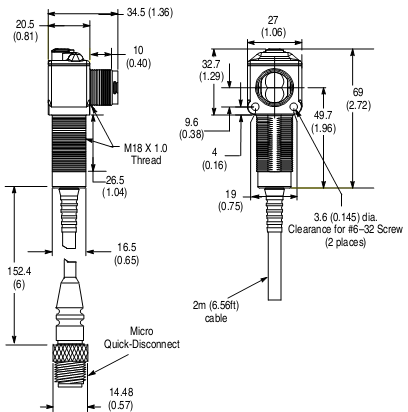 Cảm biến quang Allen-Bradley 42EF –E1QZB –A2 Cảm biến quang Allen-Bradley 42EF –E1QZB –A2