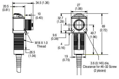 Cảm biến quang Allen-Bradley 42EF–D1SFAK–G4 Cảm biến quang Allen-Bradley 42EF–D1SFAK–G4