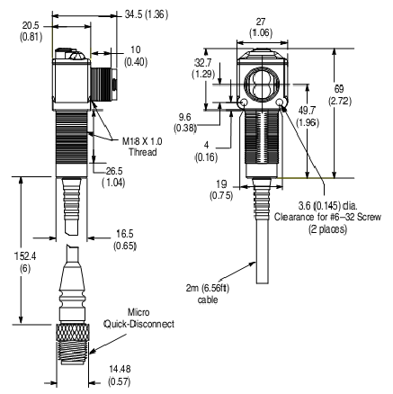 Cảm biến quang Allen-Bradley 42EF–R9RCBT–G4 Cảm biến quang Allen-Bradley 42EF–R9RCBT–G4