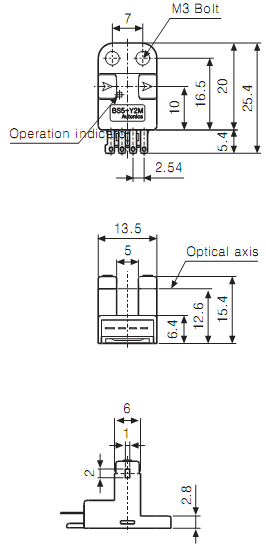 Cảm biến quang Autonics BS5-Y2M 