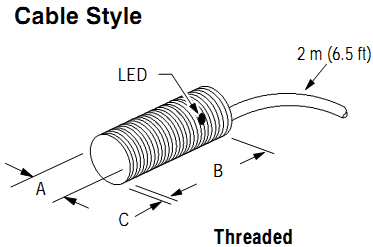 Cảm biến tiệm cận Allen-Bradley 871C-M1NP4-E2 Cảm biến tiệm cận Allen-Bradley 871C-M1NP4-E2