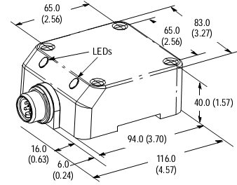 Cảm biến tiệm cận Allen-bradley 871F-PW40BN80-N4 Cảm biến tiệm cận Allen-bradley 871F-PW40BN80-N4