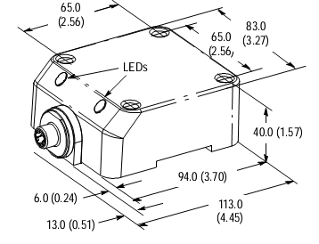 Cảm biến tiệm cận Allen-bradley 871F-R50N80-R3 Cảm biến tiệm cận Allen-bradley 871F-R50N80-R3