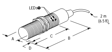 Cảm biến tiệm cận Allen-Bradley 871TM-DF3NP18-H2 Cảm biến tiệm cận Allen-Bradley 871TM-DF3NP18-H2