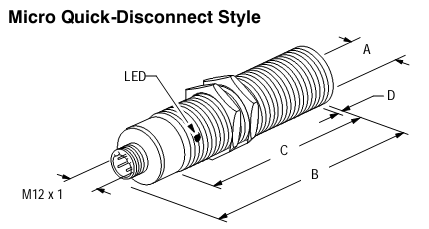Cảm biến tiệm cận Allen-Bradley 871TM-DH2CE12-D4 Cảm biến tiệm cận Allen-Bradley 871TM-DH2CE12-D4