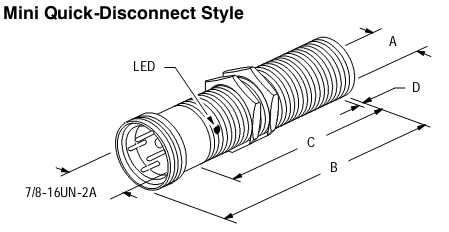 Cảm biến tiệm cận Allen-Bradley 871TM-DH4CE12-N4 Cảm biến tiệm cận Allen-Bradley 871TM-DH4CE12-N4