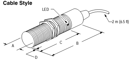 Cảm biến tiệm cận Allen-Bradley 871TM-DR2NE12-A2 Cảm biến tiệm cận Allen-Bradley 871TM-DR2NE12-A2
