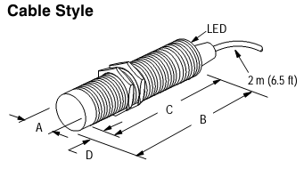 Cảm biến tiệm cận Allen-Bradley 871TM-M3NN8-J2 Cảm biến tiệm cận Allen-Bradley 871TM-M3NN8-J2
