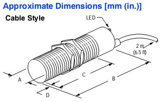 Cảm biến tiệm cận Allen-Bradley 872C-A5C18-A2 Cảm biến tiệm cận Allen-Bradley 872C-A5C18-A2